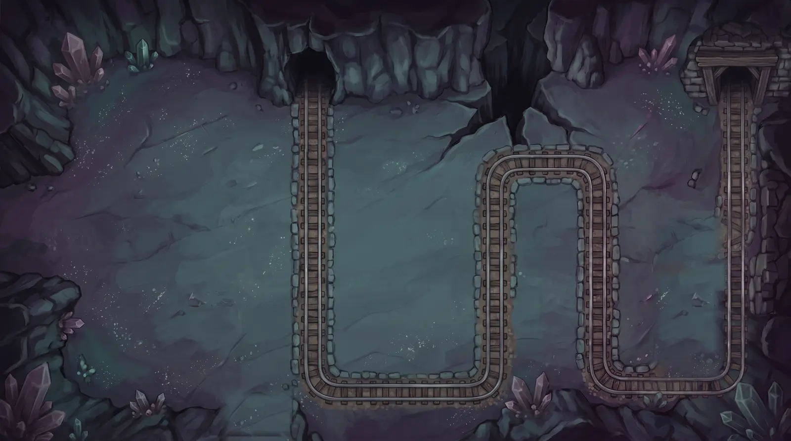 The Hollow Vein map painting